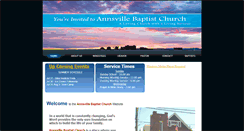 Desktop Screenshot of annsvillebaptistchurch.com