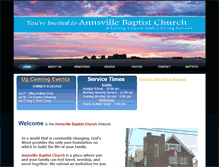 Tablet Screenshot of annsvillebaptistchurch.com